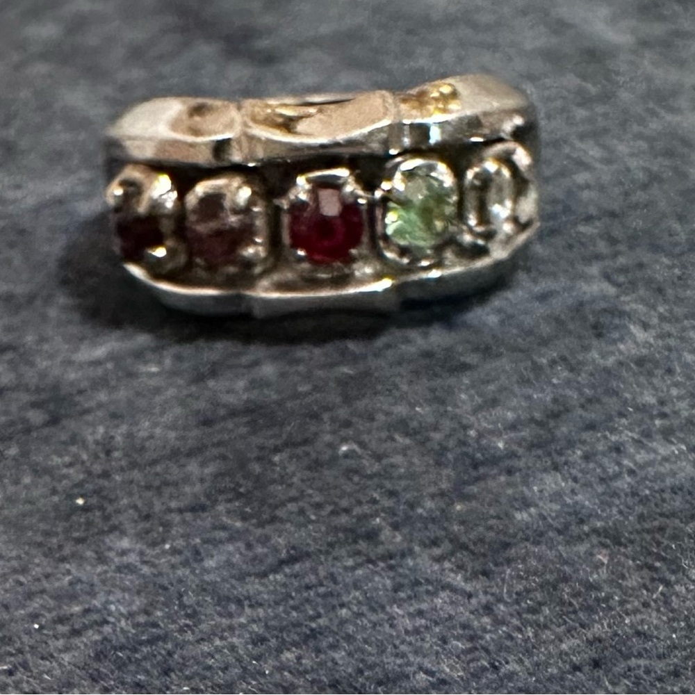 Derling Multi Colored Stone Ring - image 2